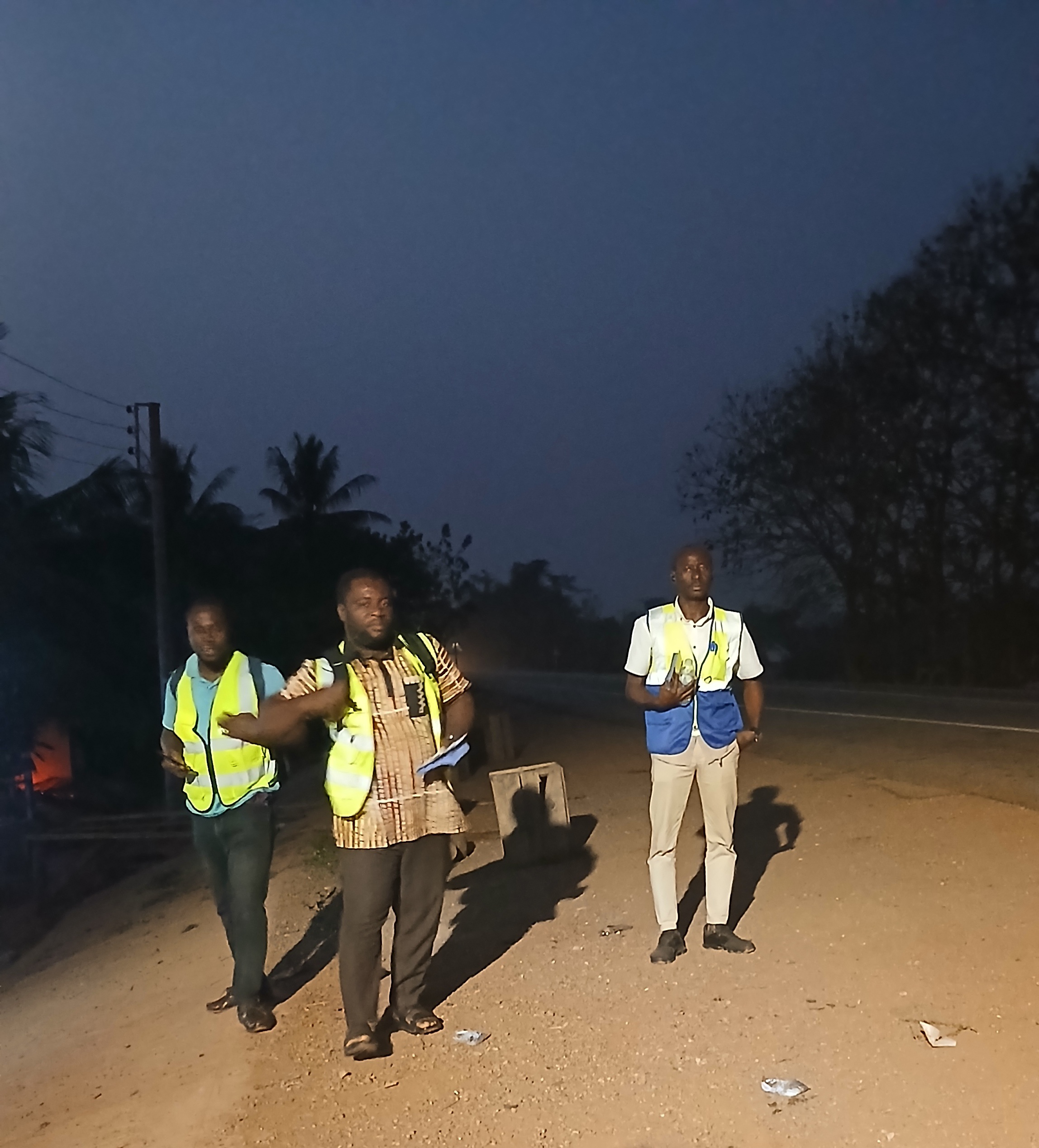 Revenue Task Force Team on arrival in one of the community