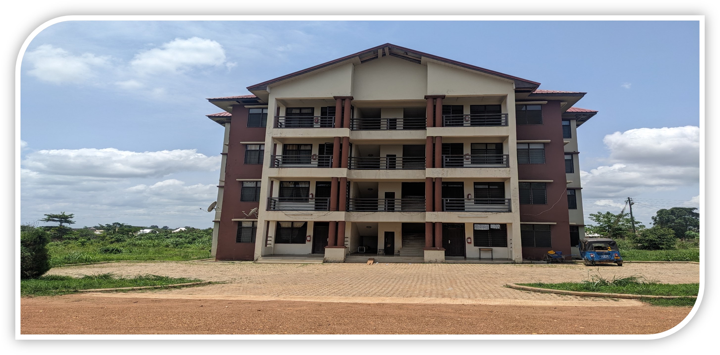 COMPLETED TEACHERS ACCOMODATION AT ADUGYAMA SHS